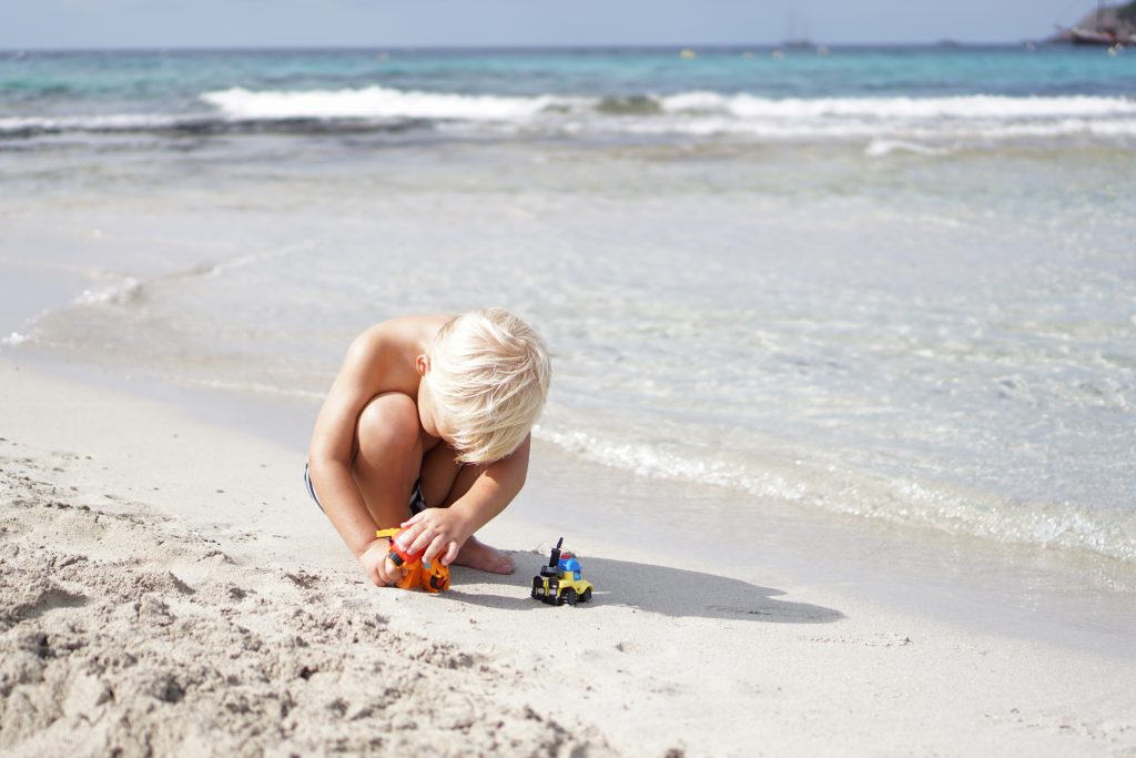 Ibiza strand geschikt voor kleine kinderen Ses Salines