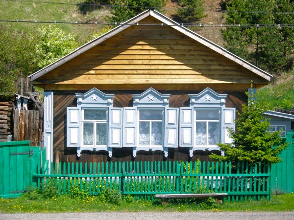 houten huisje rusland