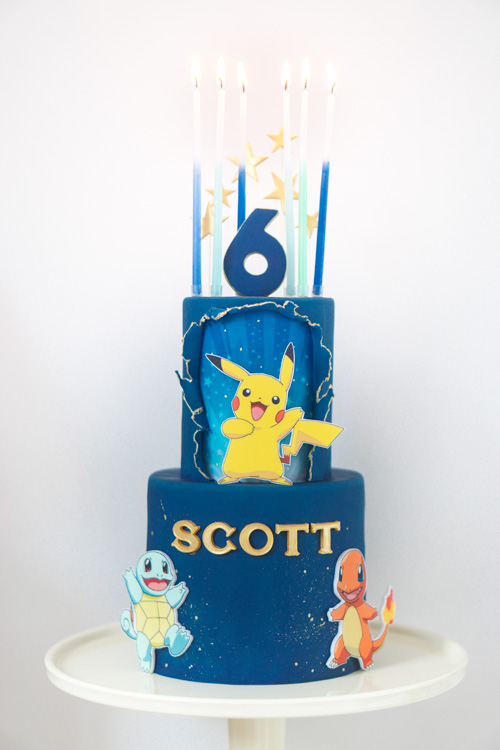 pokemon taart verjaardag zes jaar