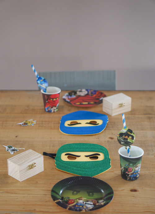 lego ninjago kinderfeestje masker